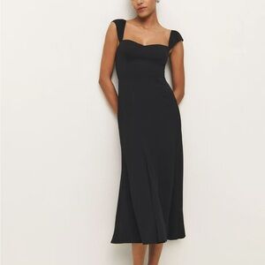 Reformation Bryson Dress Black